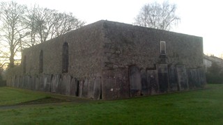 A view of the late seventeenth century friary church in Athlone