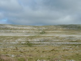 The barren landscape of the Burren, Co. Clare