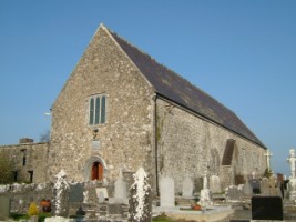 Meelick friary from cemetery, Eyrecourt, Co. Galway