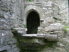 First floor doorway in Ross Errily Friary, Headford, Co. Galway