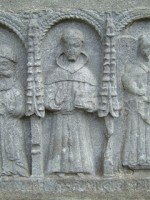 Image of St. Francis of Assisi in stone, The Abbey, Galway