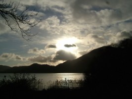 Autumn sunset over Killarney National Park, Co. Kerry